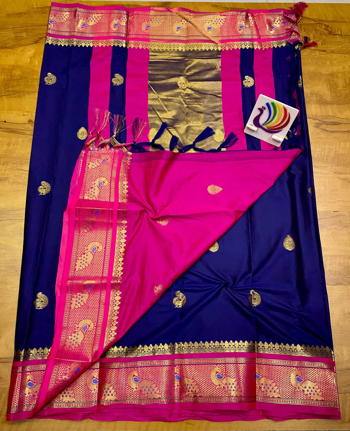 Peacock Paithani saree