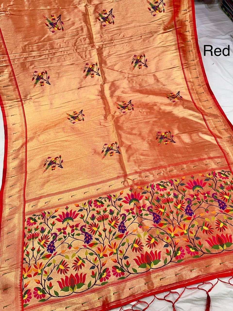 Paithani dupatta allover