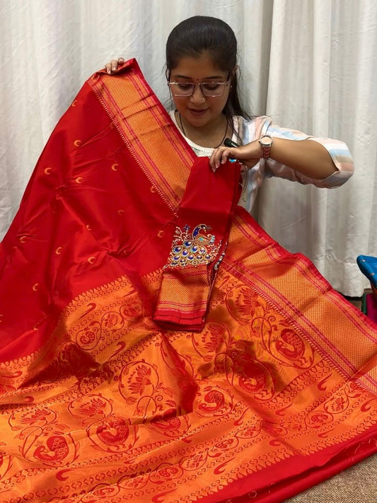 Chandrakor Paithani Saree