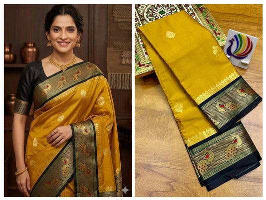 Peacock Paithani saree