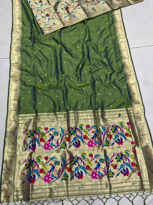 Premium Muniya Paithani Saree