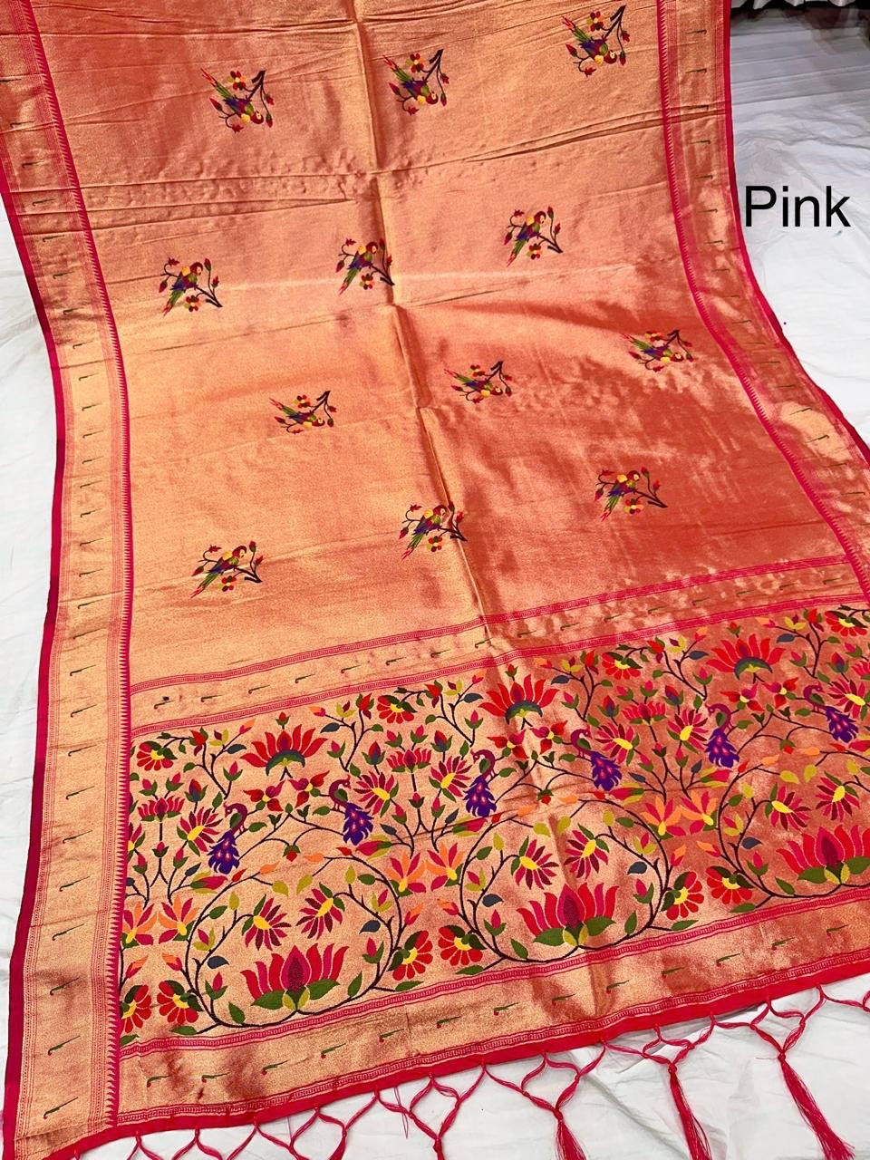 Paithani dupatta allover
