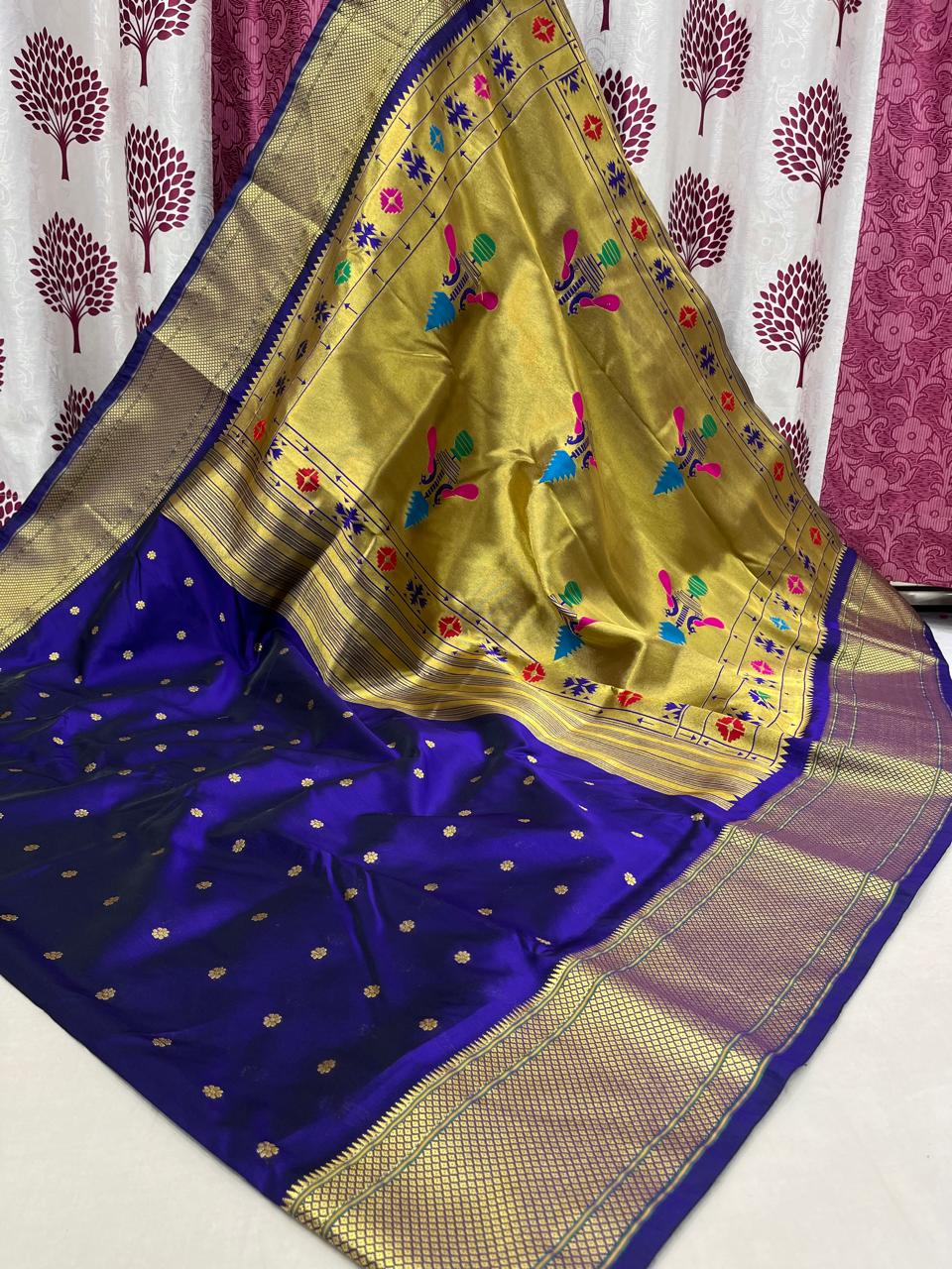 Semi Kalanjali Paithani Saree