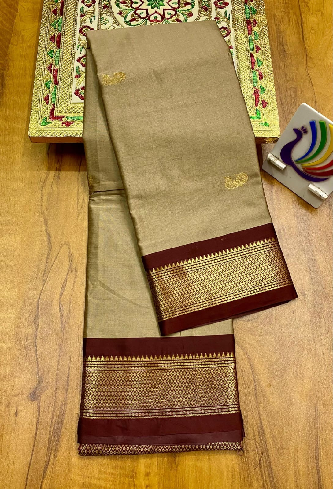 Mor paithani saree