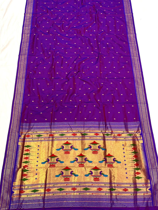Double Pallu Saree Soft Silk