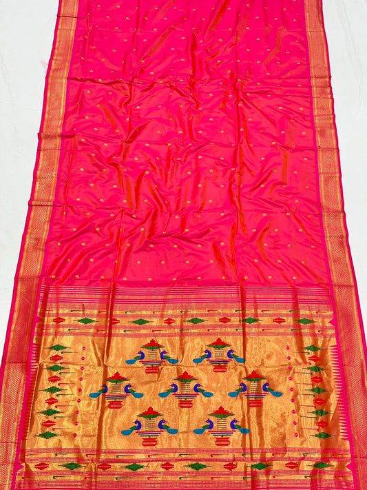 Double Pallu Saree Soft Silk