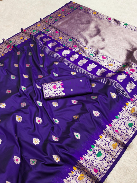 Tanishka Banarasi Soft Silk Saree