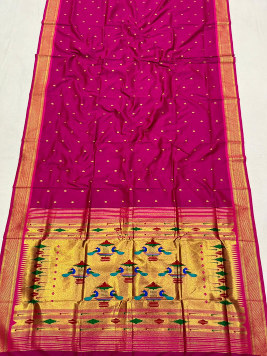 Double Pallu Saree Soft Silk