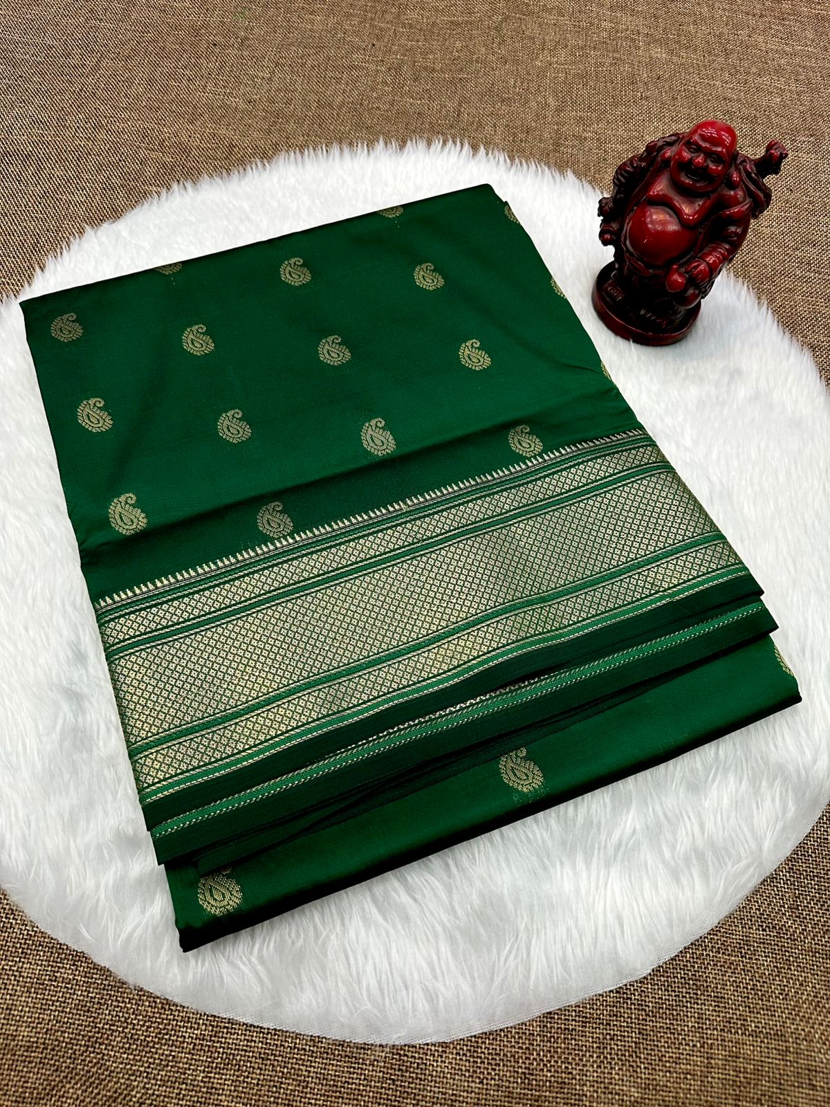 Mango Nauvari Paithani Saree ( 9 yard )
