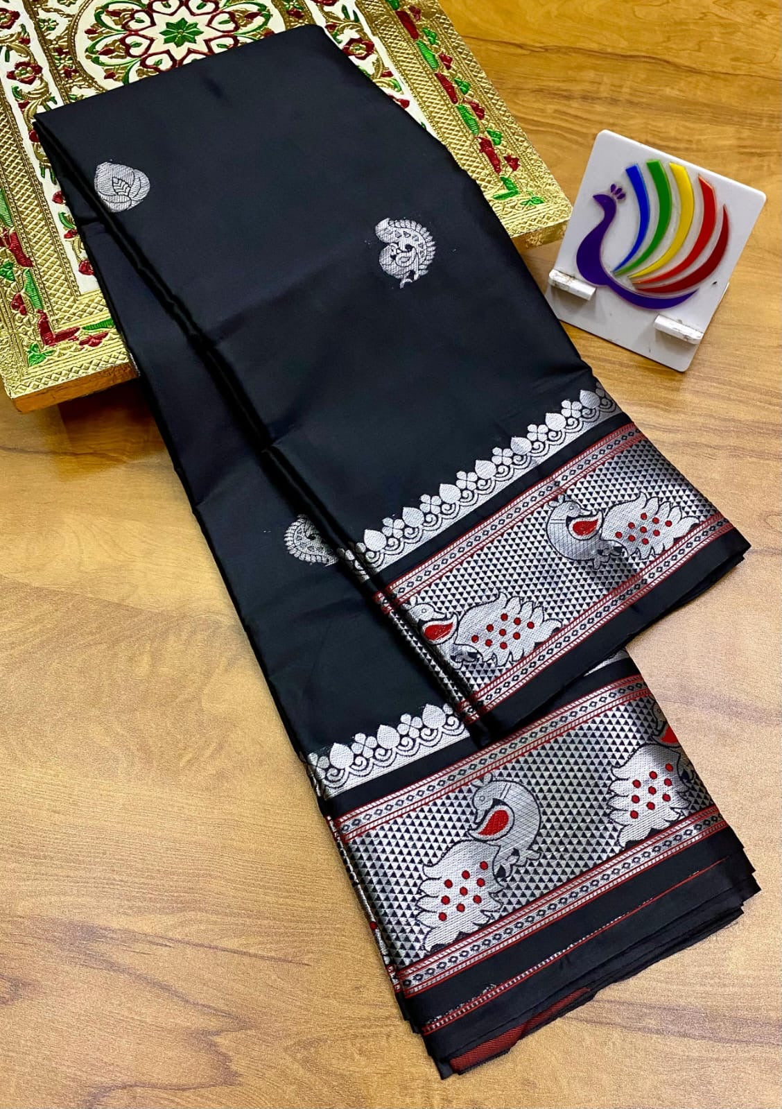 Peacock Paithani saree