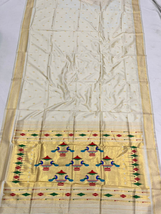 Double Pallu Saree Soft Silk