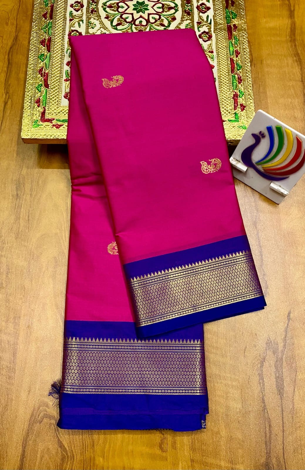 Mor paithani saree